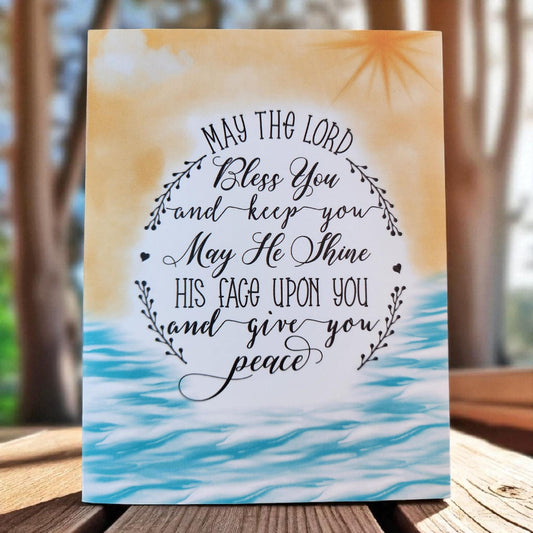 Prayer Card - The Blessing May the Lord Bless You