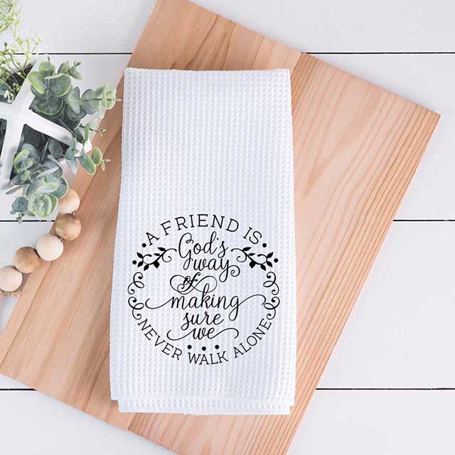 Kitchen Tea Towels with inspirational and humorous prints