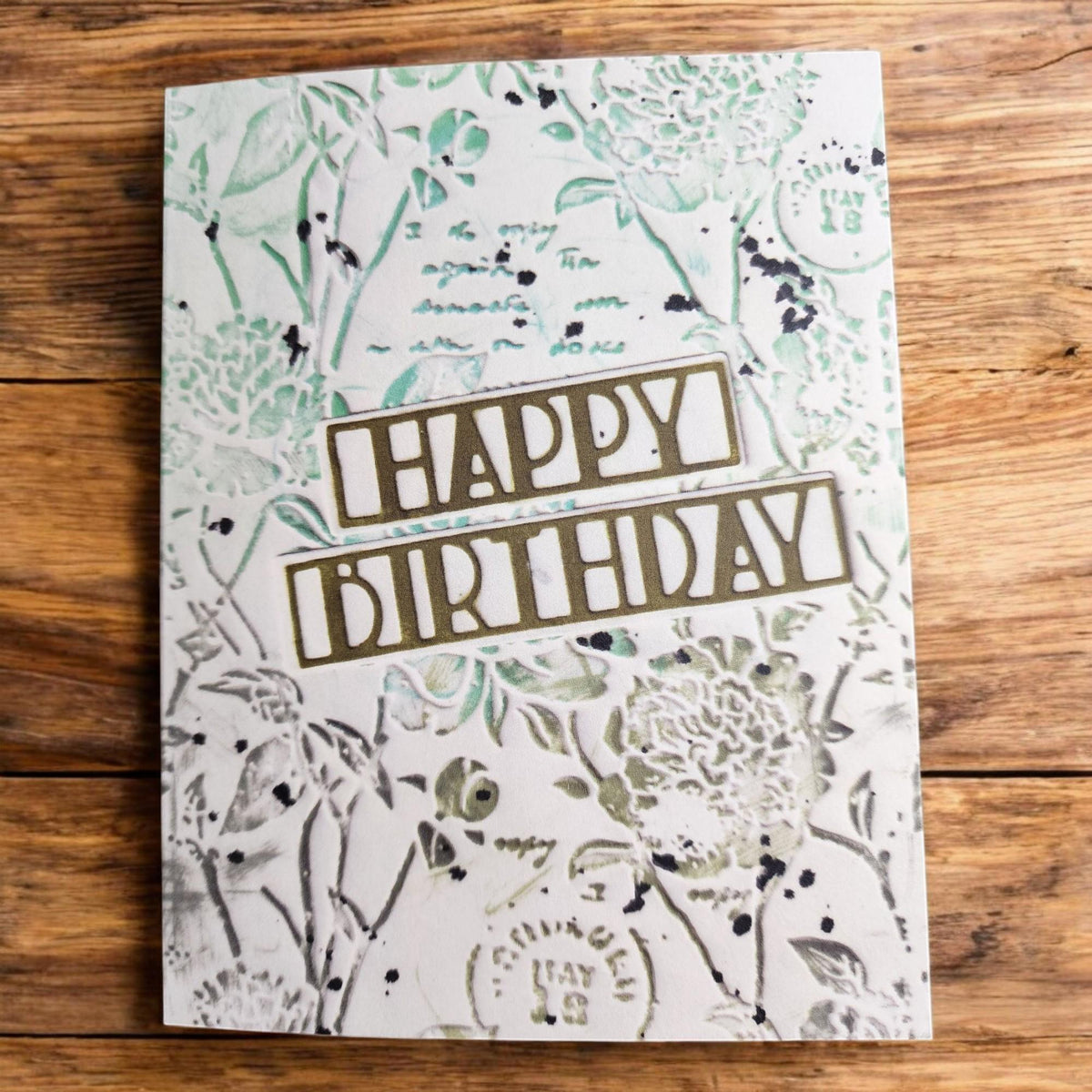 Mixed Media Birthday Card
