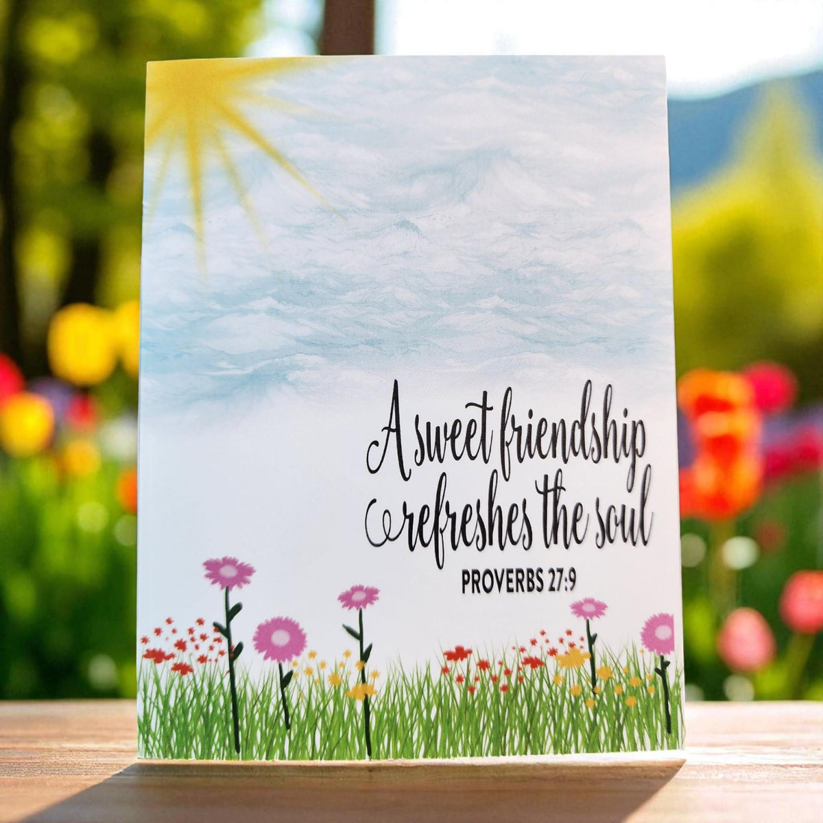 A Sweet Friendship Refreshes the Soul Greeting Card