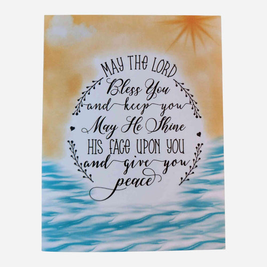 May the Lord Bless You and Keep You Greeting Card