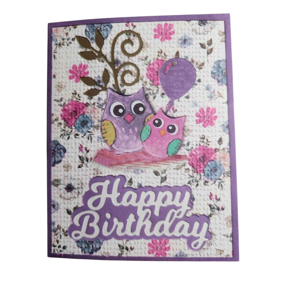 Owls Birthday Card