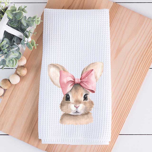 Cute Bunny Kitchen Towel