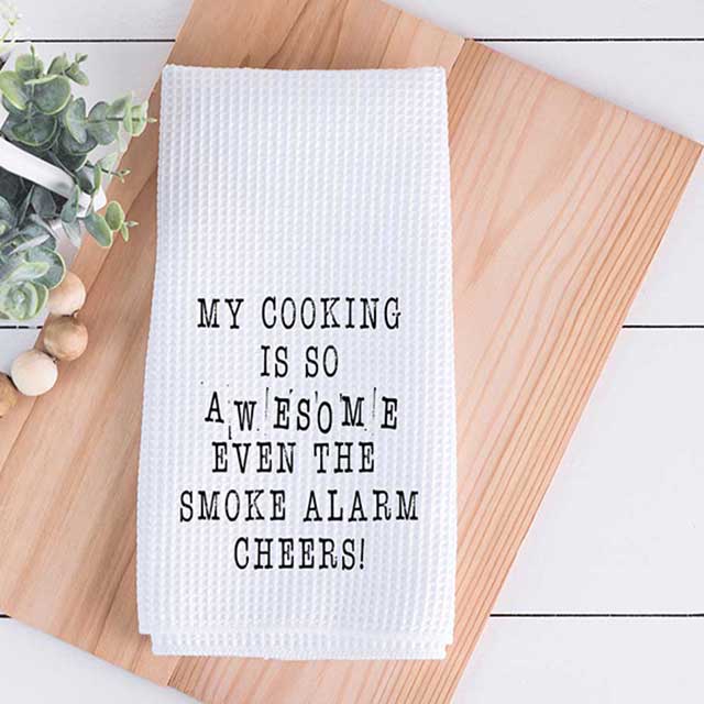 Funny Sarcastic Kitchen Towel