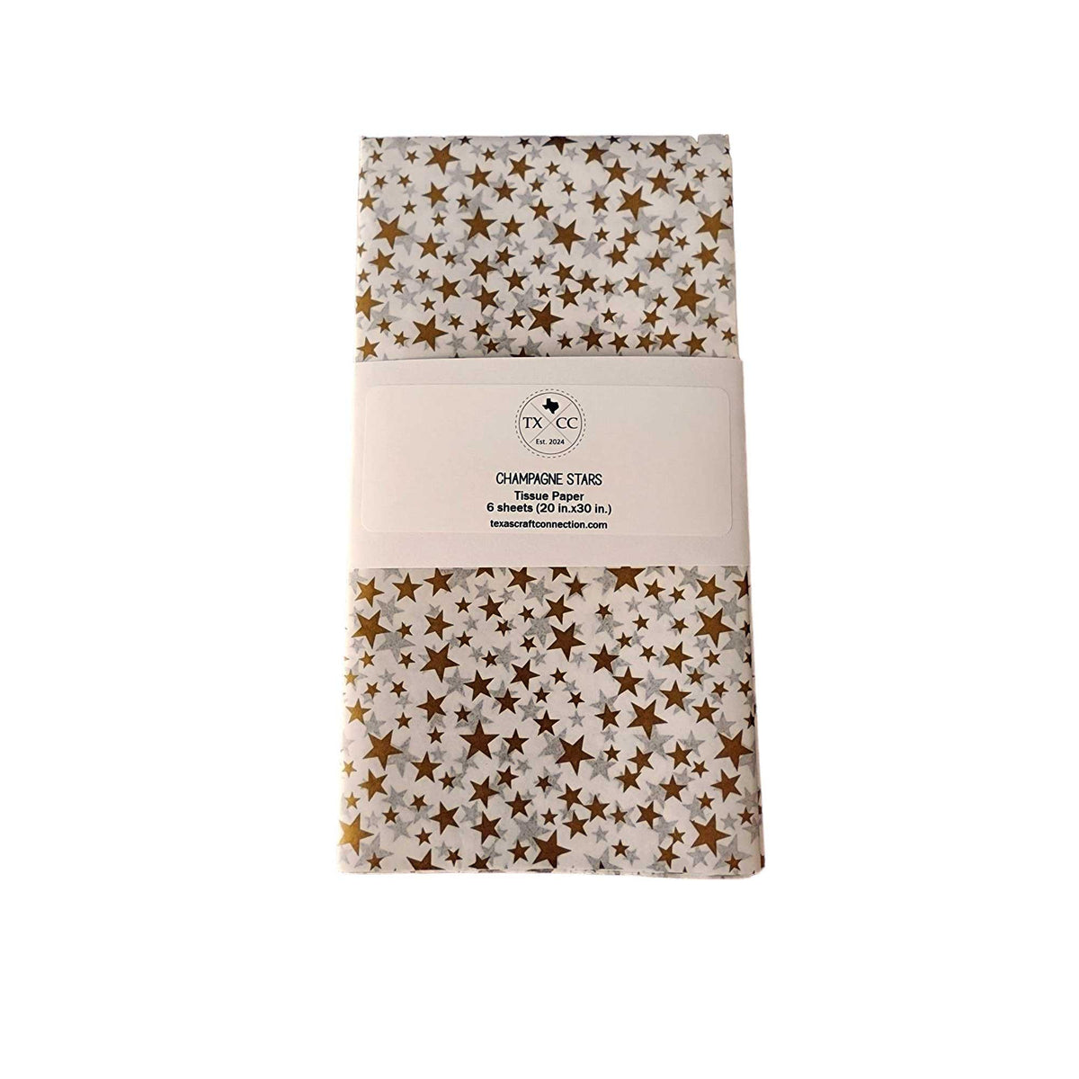 Gold Stars Tissue Paper