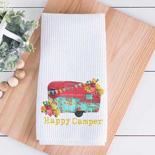 Happy Camper Kitchen Towel