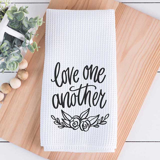 Love One Another Kitchen Towel