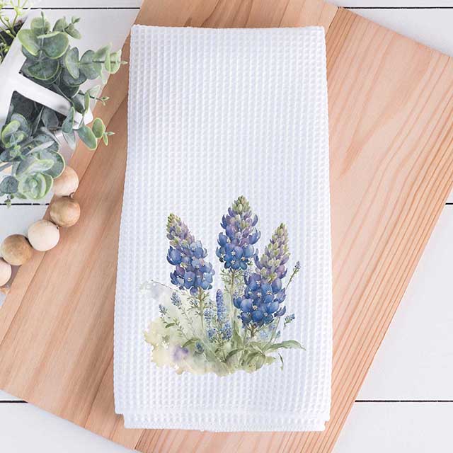 Texas Bluebonnet Tea Towel