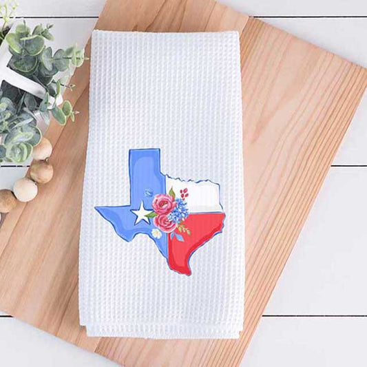 Texas Kitchen Towel Decor